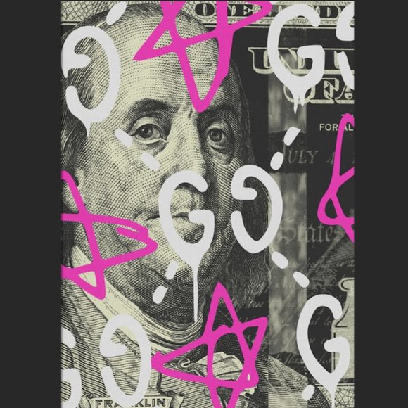 “GG Benz” Luxury Designer Pop Art - 11 x 14 (PAXX025)